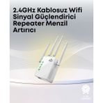 Prativas Yüksek Hızlı Parazit Önleyici Wifi Repeater Router - 001-Renkli