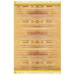 Prayag Modern Turuncu Kadife Modern Geometrik Etnik Desenli Boho Makinada Yıkanabilir Hav Toz Vermez Leke Tutmaz Kaymaz Taban Dijital Makine Baskı Halı Oturma Odası Salon Yolluk Koridor Mutfak Halısı