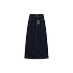 praye Uzun Çan Denim Etek Lacivert