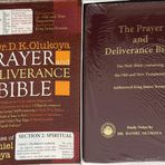 Prayer and Deliverance Bible (King James Version, Giant Print Edition, Burgundy)