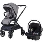 Prego 2067 Concorde Seyahat Sistem Çift Yönlü Bebek Arabası 0-18 kg Taşıma Kapasitesi ve Katlanabilme Özelliği - Koyu Gri