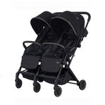 Prego 2236 London Siyah İkiz Bebek Arabası