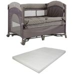 Prego 8041 Miami Basic Anne Yanı Oyun Parkı Park Yatak 70x110 Bej + Yatak Hediyeli