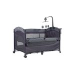 Prego 8044 Miami Plus Müzikli ve Oyuncaklı Anne Yanı Oyun Parkı 70X120 cm Füme