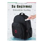 Prego Anne Bebek Çantası Siyah Kırmızı