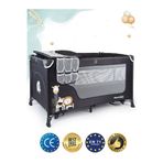 Prego Atlanta 70 x 120 cm + Yataklı Füme Max Alt Açma Üniteli Oyun Parkı