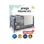Prego Atlanta Max Alt Açma Üniteli Oyun Parkı + Yatak gri