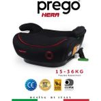 Prego Hera 15-36 kg Emniyet Kemeriyle Kullanılabilen Isofixli Yükseltici Oto Koltuğu - Kırmızı