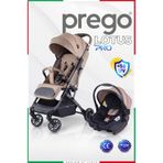 Prego Lotus Pro Kabin Boy Kahverengi Travel Sistem Bebek Arabası