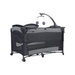 Prego Miami Premium Anne Yanı Oyun Parkı 70x120 cm 8040 gri