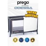 Prego Odessa Otel Apart Tipi Park Yatak Beşik Oyun Parkı + Yatak Hediyeli - Füme