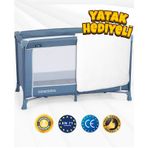 Prego Odessa Otel Apart Tipi Park Yatak Beşik Oyun Parkı + Yatak yesil