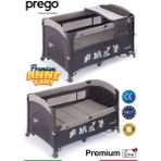 Prego Premium Anne Yanı Oyun Parkı Gri 70*120 cm Tekerlekli Taşınabilir Ergonomik Yapı