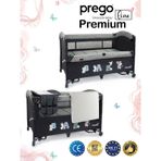 Prego Premium Line Alt Açma Üniteli Anne Yanı Oyun Parkı + Yatak gri