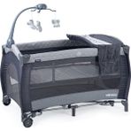 Prego Verona Oyun Parkı Beşik Park Yatak 70X120 cm - 70 x 120 cm - Gri