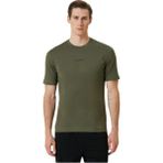 Premiata Saf Pamuk Erkek Haki T-Shirt Athens (Made In Italy)
