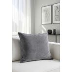Premier Home Düz Kadife Kırlent Kılıfı Gümüş V1 50X50 - 50 x 50 cm