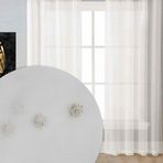 Premier Home Point Brode Bej 300x270 cm Tül Perde