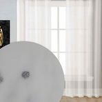 Premier Home Point Brode Gri 300x270 cm Tül Perde