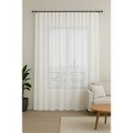 Premier Home Polari Tül Perde 300x270 Kırık Beyaz