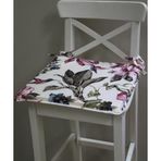 Premier Home Sandalye Minderi Pembe Çiçekli 40X40