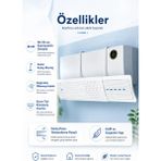 Premini Ayarlanabilir Klima Hava Yönlendirici Rüzgar Önleyici Siperlik