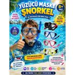 Premini Çocuklar Için Yüzme Maske Şnorkel Seti Ayarlanabilir Deniz ve Havuz Için - Asker Yeşili - 0 - 1 Yaş