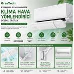Premini Çok Amaçlı Ayarlanabilir Metal Tokalı Hava Yönlendirici Split Klima Aparatı