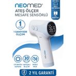 Premini Dijital Temassız LED Işıklı Akıllı Mesafe Sensörlü Ateş Ölçer