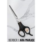 Premini Profesyonel Çelik Berber Kuaför Ara Makası, Saç Inceltme ve Kesim Ulaşımı - Renkli - Seçenek 1