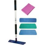 Premini Teleskopik Mikrofiber Cam Bezi Seti, Kolay ve Hızlı Temizlik Için - Seçenek 1