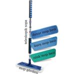 Premini Teleskopik Mikrofiber Mop 3'lü Set, Pratik ve Güçlü Temizlik Araçları - Seçenek 1