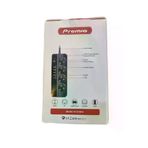 Premio PR-0134S 4 Lü Temassız 4 Usb' Li 1 Typ-C Girişli Grup Priz Siyah Renk 2 Metre