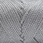 Premium 1,5 mm Sparkle Polyester Simli Makrome İpliği 150 Gr Supla İpliği ve Çanta İpi Polyester İpi (Gri)