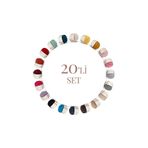 Premium 20 Adet 50gr Baby Soft Cotton Amigurumi Ve Punch Ipi Set21