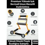 Premium 3 Modlu Su Geçirmez 6500K Renk Sıcaklığı 20W Led 360 Derece Dönebilen 1300 Lümen Aydınlatma