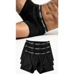Premium 3'lü Erkek Boxer – Ultra Rahat ve Esnek Iç Giyim – Erkek Boxer - (Damat Bohçası) Çeyiz Seti - Siyah - XL