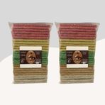 Premium 5 Renkli Munchy Çubuk 7-8Gr Kalın 100lü Köpek Ödülü 2 Paket