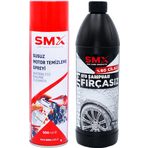 Premium %60 Cilalı Fırçasız Oto Şampuanı 750 ml+ Susuz Motor Temizleme Spreyi 500 Ml