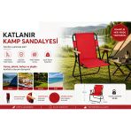 Premium Ahşap Kollu Katlanabilir Kamp Sandalyesi - Dayanıklı Kumaş Piknik Ve Plaj Koltuğu