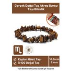 Premium Akrep Burcu Enerjisini Yükselten Doğal Taş Bileklik Akrep Burçları Burç Unisex Bileklik