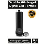 Premium Alite Gıda Sınıfı 201 Paslanmaz Çelik Kaymaz Sıcaklık Göstergeli Dijital Led Termos 500 Ml