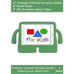 Premium Apple Ipad 7.8.9. Nesil 10.2 Inch Silikon Yumuşak Tutacaklı Tam Koruma Çocuk Tablet Kılıfı