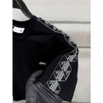 Premium Beyaz Erkek Tişört Omuz Şerit Desenli - 2XL