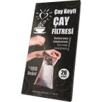 Premium Çay Keyfi Çay Demleme Poşeti Kağıt Filtre 26 Poşet Tekli Paket %100 Doğal