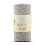 Premium Chic&Easy 200 gr Slim Supra Makrome İpi Mumlu İp Runner İpi Çanta İpi Pase İp (Açık Gri)