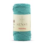 Premium Chic&Easy 200 gr Slim Supra Makrome İpi Mumlu İp Runner İpi Çanta İpi Pase İp (Mint)