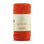Premium Chic&Easy 200 gr Slim Supra Makrome İpi Mumlu İp Runner İpi Çanta İpi Pase İp (Turuncu)