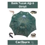 Premium Dayanıklı Özel Fermuarlı Yem Bölmeli Pratik Kolay Kurulum 6 Girişli Kuş Balık Ağı