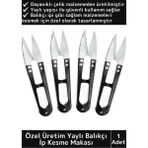 Premium Dayanıklı Paslanmaz Çelik Pratik Kamp Doğa Balık Yaylı Keskin Balıkçı Ip Kesme Makası